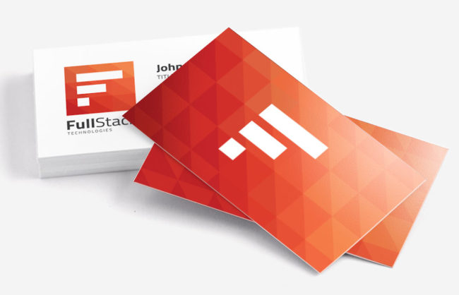 FullStack Technologies / Logo + Business Card Design